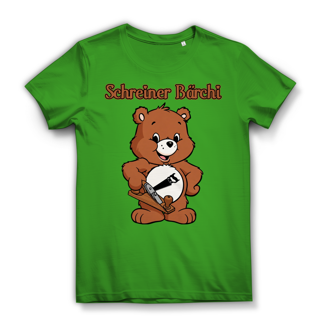 Schreiner Bächi - Glücksbärchi - Damen Premium Bio T-Shirt Real Green