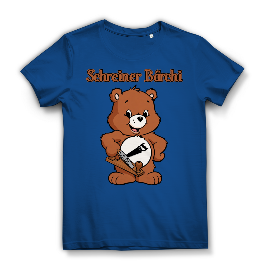 Schreiner Bächi - Glücksbärchi - Damen Premium Bio T-Shirt Royal Blue