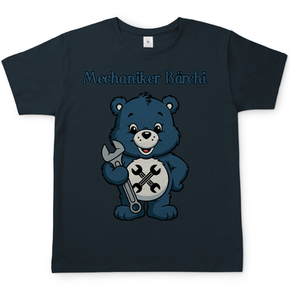 Mechaniker Bärchi - Glücksbärchi - Herren T-Shirt Dark Grey Solid