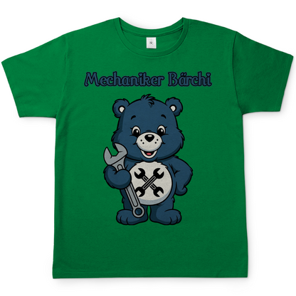 Mechaniker Bärchi - Glücksbärchi - Herren T-Shirt Kelly Green