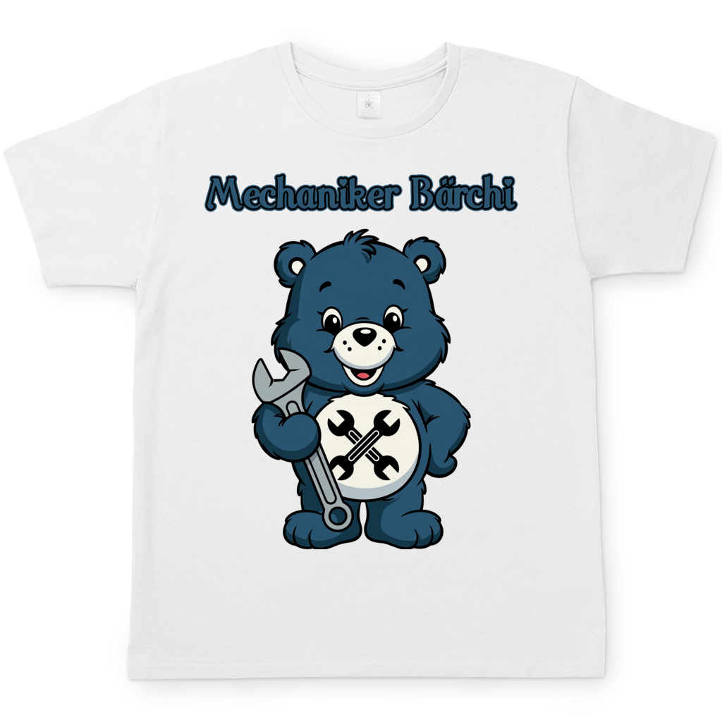Mechaniker Bärchi - Glücksbärchi - Herren T-Shirt White