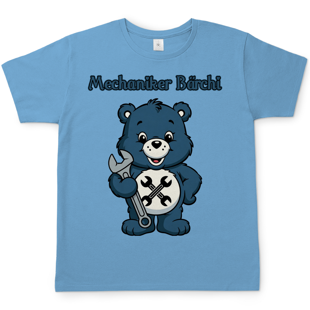 Mechaniker Bärchi - Glücksbärchi - Herren T-Shirt Sky Blue