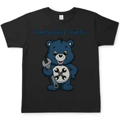 Mechaniker Bärchi - Glücksbärchi - Herren T-Shirt Black