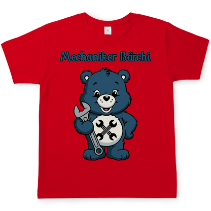 Mechaniker Bärchi - Glücksbärchi - Herren T-Shirt Red