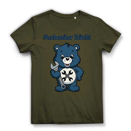 Mechaniker Bärchi - Glücksbärchi - Damen Premium Bio T-Shirt Khaki