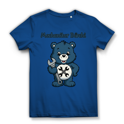 Mechaniker Bärchi - Glücksbärchi - Damen Premium Bio T-Shirt Royal Blue