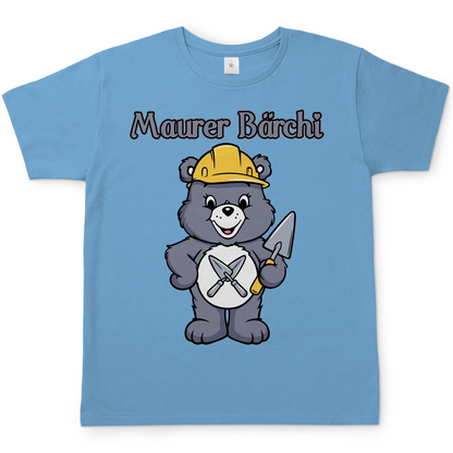 Maurer Bärchi Glücksbärchi - Herren T-Shirt Sky Blue