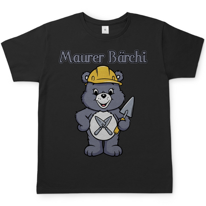 Maurer Bärchi Glücksbärchi - Herren T-Shirt Black
