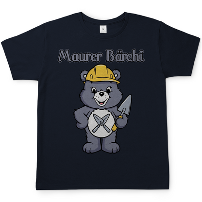 Maurer Bärchi Glücksbärchi - Herren T-Shirt Navy