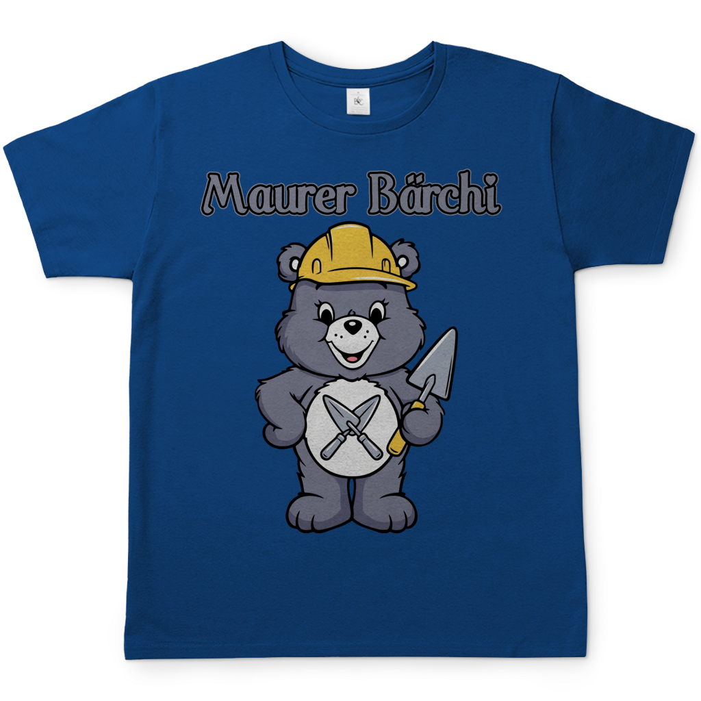 Maurer Bärchi Glücksbärchi - Herren T-Shirt Royal Blue