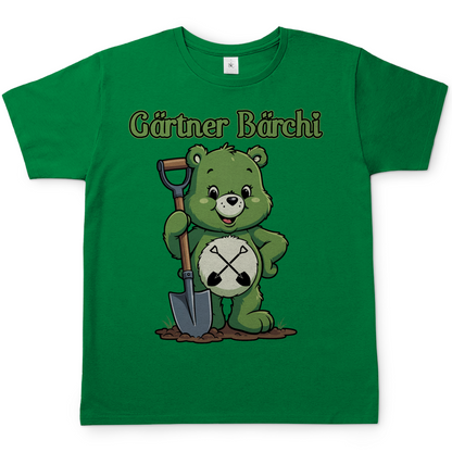 Gärtner Bärchi - Glücksbärchi - Herren T-Shirt Kelly Green
