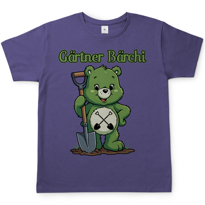 Gärtner Bärchi - Glücksbärchi - Herren T-Shirt Millennial Lilac