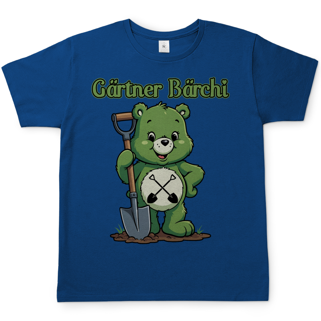 Gärtner Bärchi - Glücksbärchi - Herren T-Shirt Royal Blue
