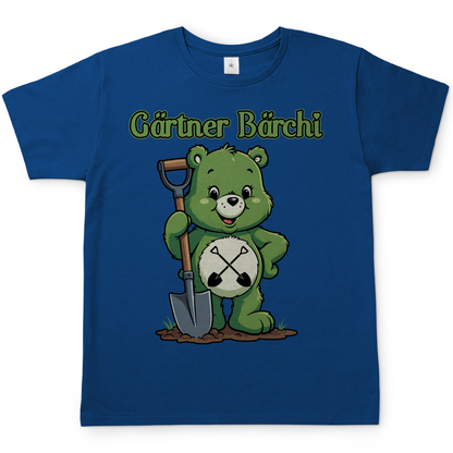Gärtner Bärchi - Glücksbärchi - Herren T-Shirt Royal Blue