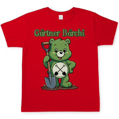 Gärtner Bärchi - Glücksbärchi - Herren T-Shirt Red