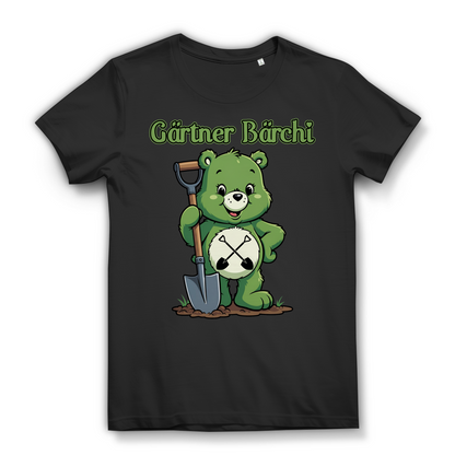 Gärtner Bärchi - Glücksbärchi - Damen Premium Bio T-Shirt Black