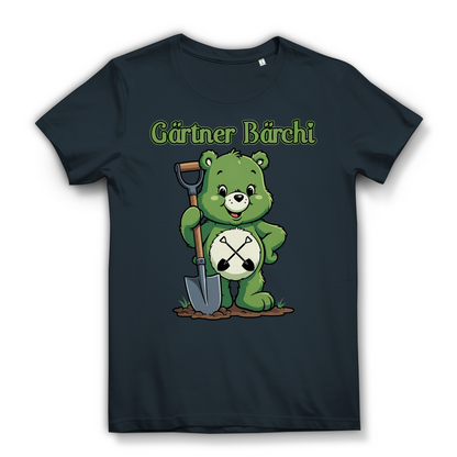 Gärtner Bärchi - Glücksbärchi - Damen Premium Bio T-Shirt Dark Grey