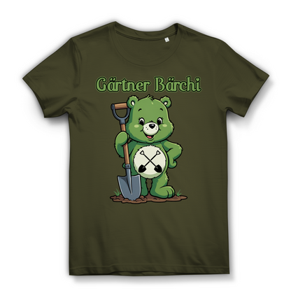 Gärtner Bärchi - Glücksbärchi - Damen Premium Bio T-Shirt Khaki