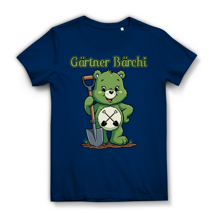 Gärtner Bärchi - Glücksbärchi - Damen Premium Bio T-Shirt Navy
