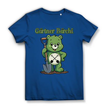 Gärtner Bärchi - Glücksbärchi - Damen Premium Bio T-Shirt Royal Blue
