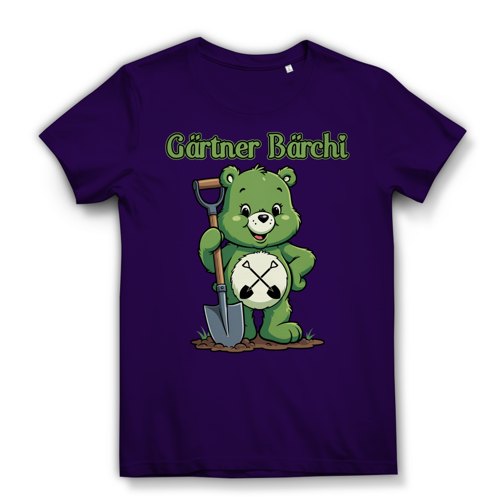Gärtner Bärchi - Glücksbärchi - Damen Premium Bio T-Shirt Urban Purple