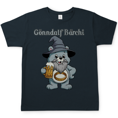 Gönndalf Bärchi - Glücksbärchi - Herren T-Shirt Dark Grey Solid