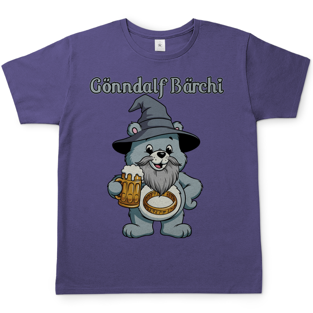 Gönndalf Bärchi - Glücksbärchi - Herren T-Shirt Millennial Lilac