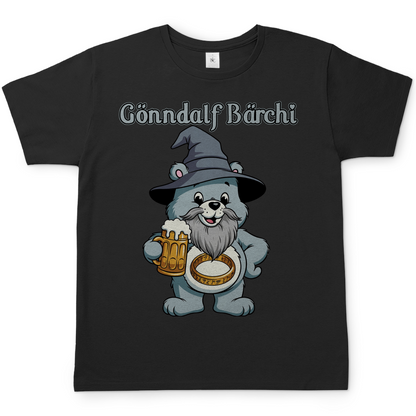 Gönndalf Bärchi - Glücksbärchi - Herren T-Shirt Black