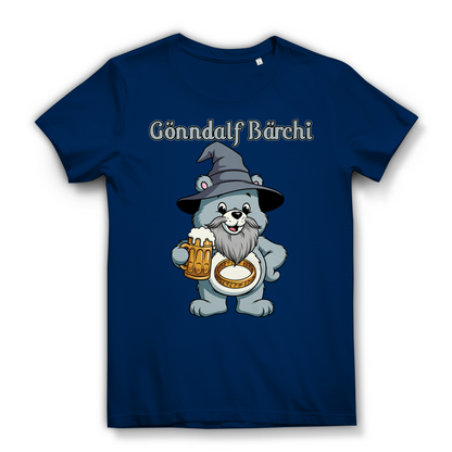 Gönndalf Bärchi - Glücksbärchi - Damen Premium Bio T-Shirt Navy