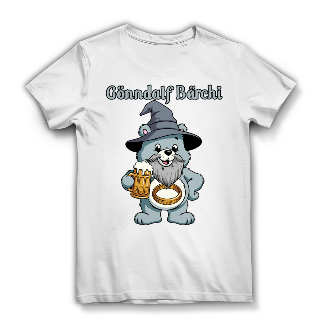 Gönndalf Bärchi - Glücksbärchi - Damen Premium Bio T-Shirt White