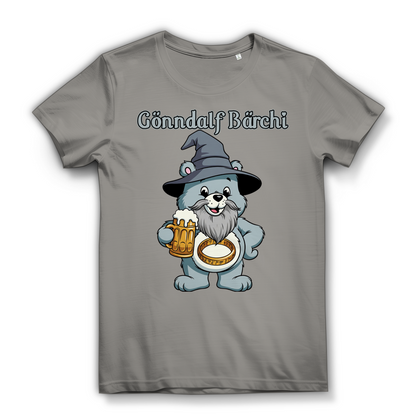 Gönndalf Bärchi - Glücksbärchi - Damen Premium Bio T-Shirt Light Grey