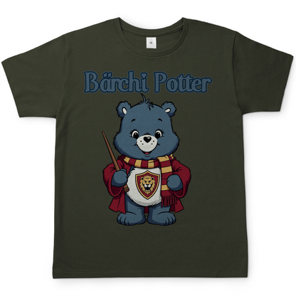 Bärchi Potter - Glücksbärchi - Herren T-Shirt Urban Khaki