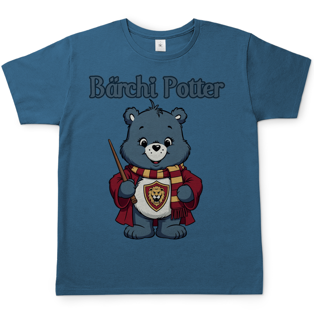 Bärchi Potter - Glücksbärchi - Herren T-Shirt Stone Blue