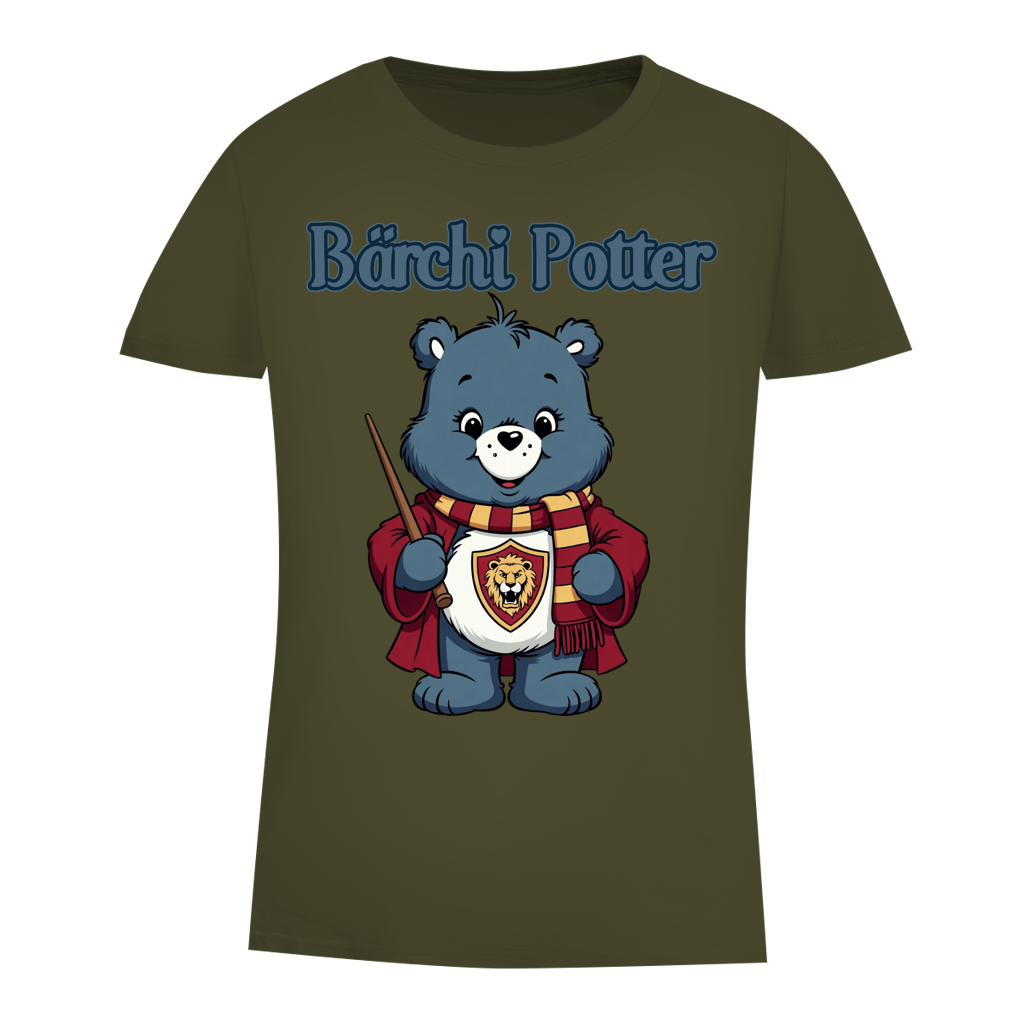 Bärchi Potter - Glücksbärchi - Damen Premium Bio T-Shirt Khaki