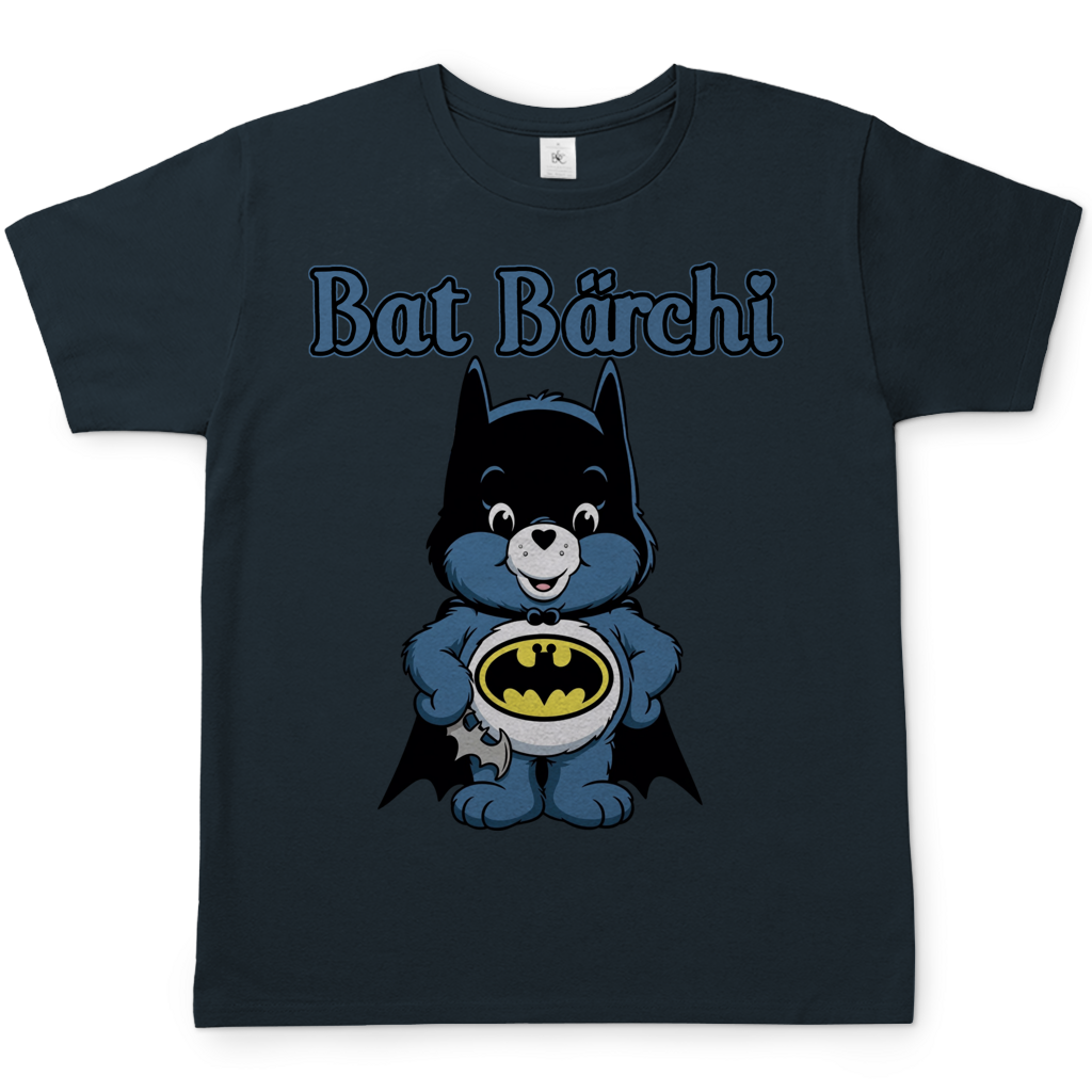 Bat Bärchi - Glücksbärchi - Herren T-Shirt Dark Grey Solid