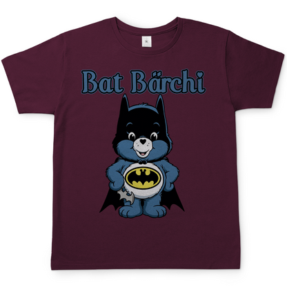 Bat Bärchi - Glücksbärchi - Herren T-Shirt Burgundy