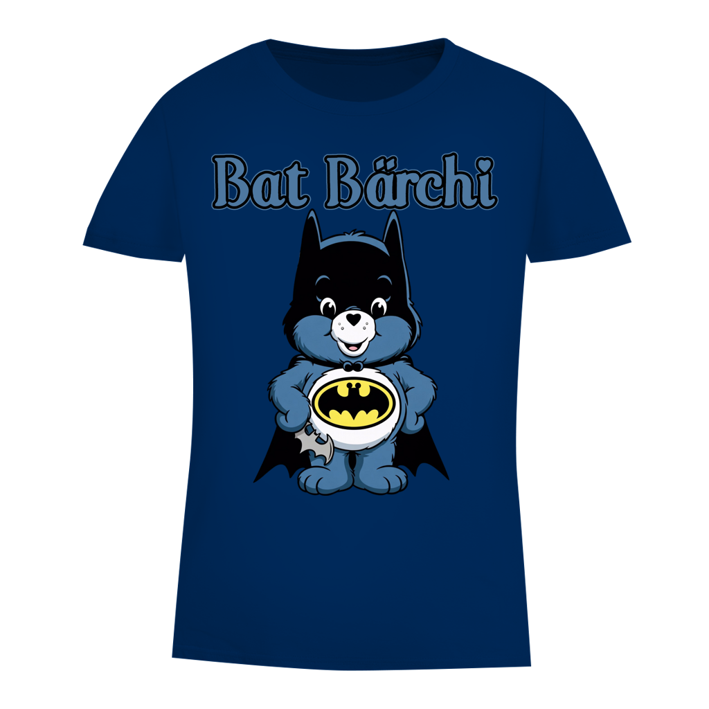 Bat Bärchi - Glücksbärchi - Damen Premium Bio T-Shirt Navy