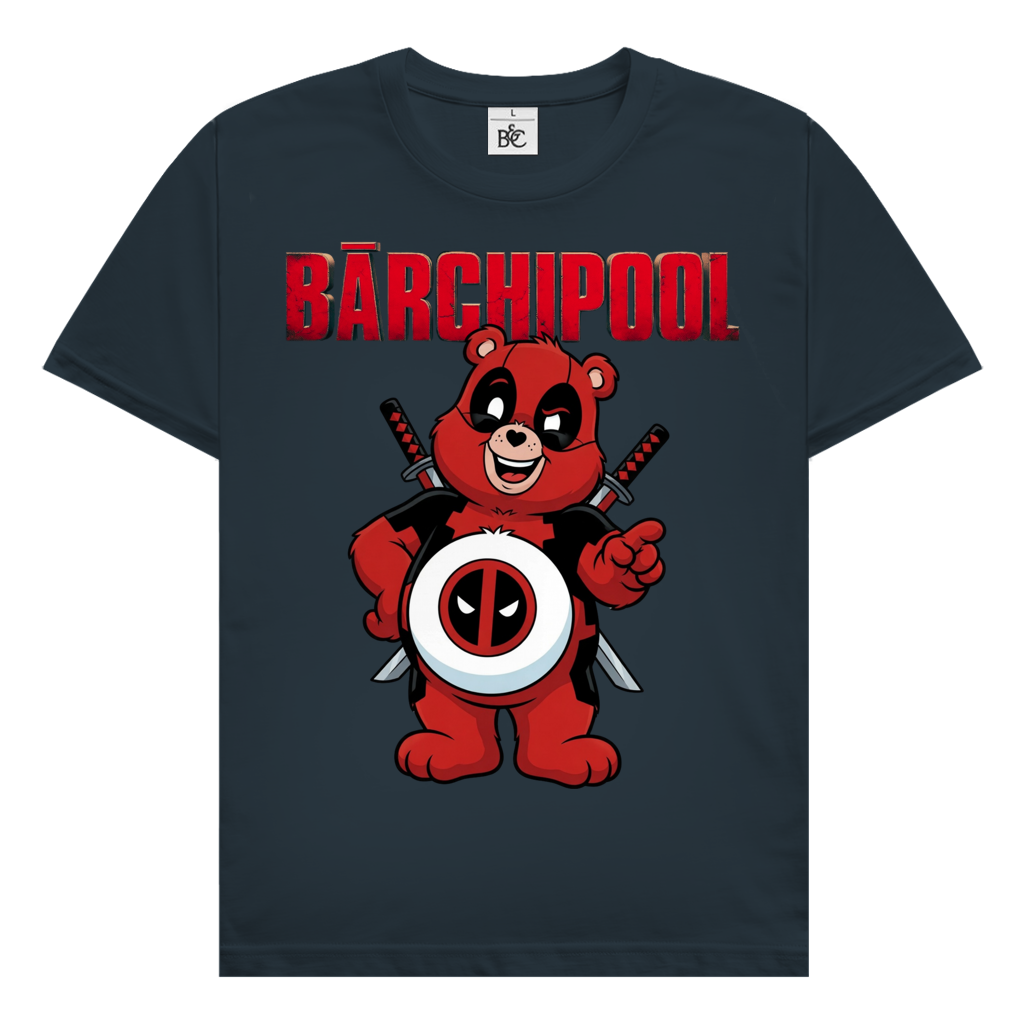 Bärchipool - Glücksbärchi - Herren T-Shirt Dark Grey Solid