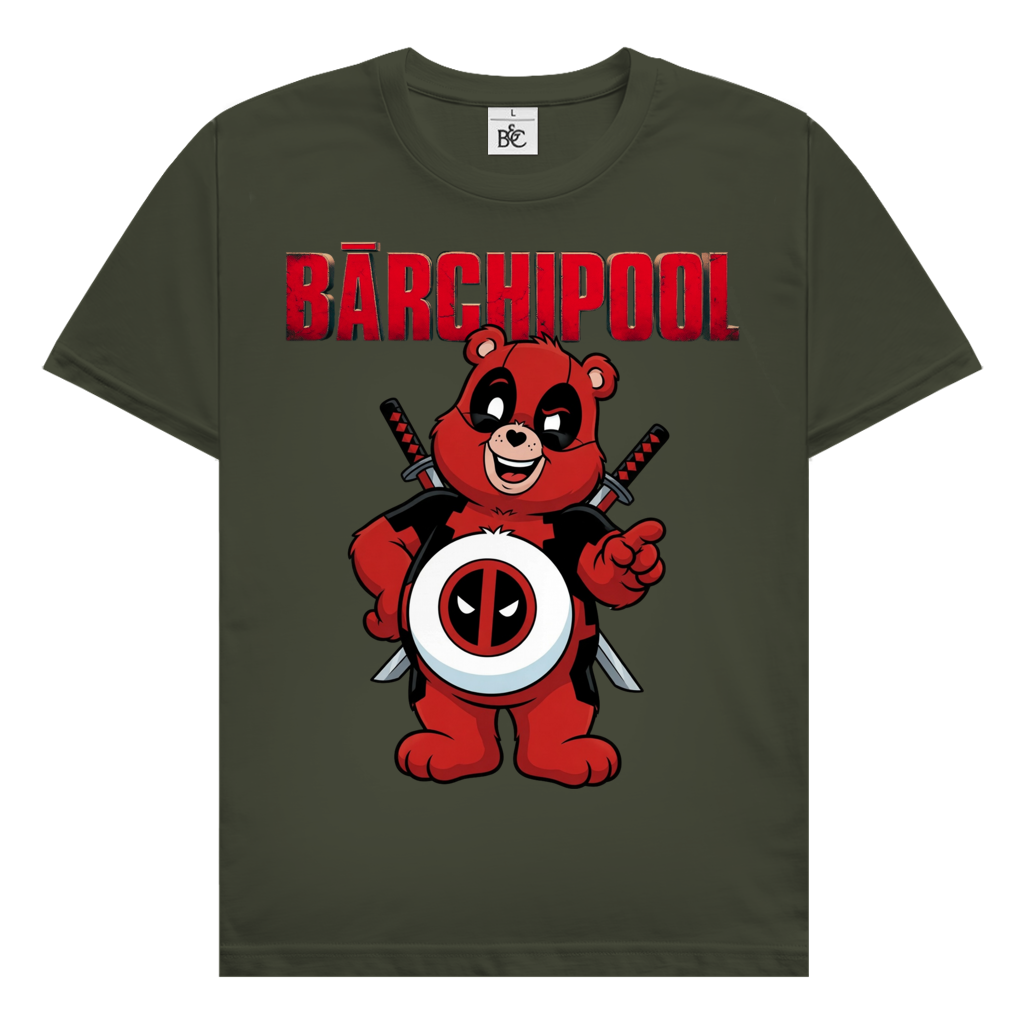 Bärchipool - Glücksbärchi - Herren T-Shirt Urban Khaki
