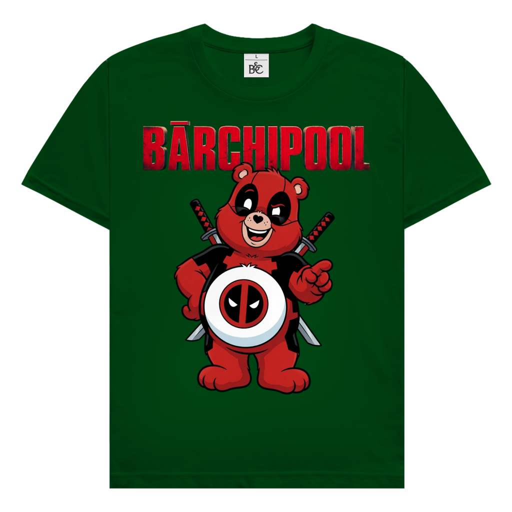 Bärchipool - Glücksbärchi - Herren T-Shirt Bottle Green