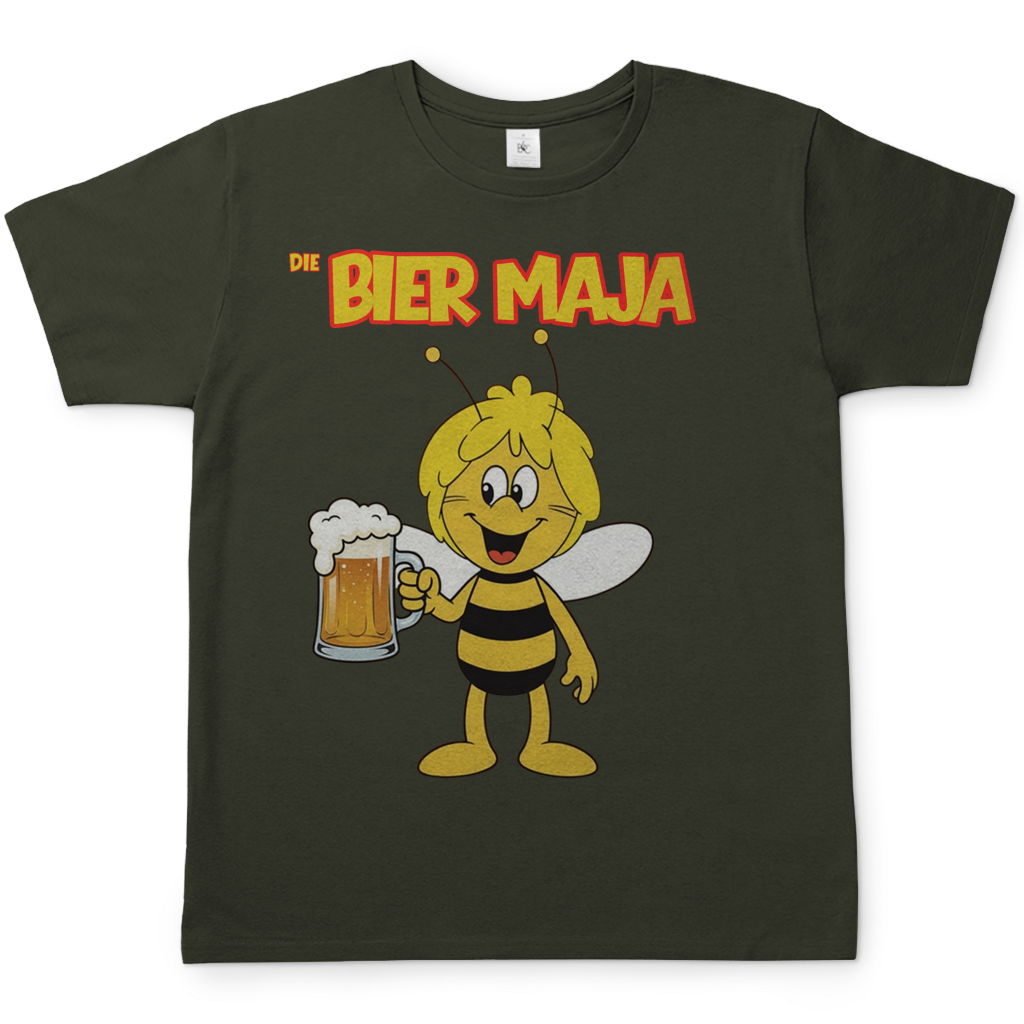 Die Bier Biene Maja - Herren T-Shirt Urban Khaki
