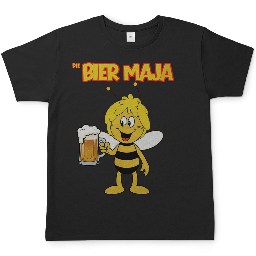 Die Bier Biene Maja - Herren T-Shirt Black