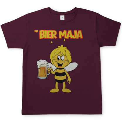 Die Bier Biene Maja - Herren T-Shirt Burgundy