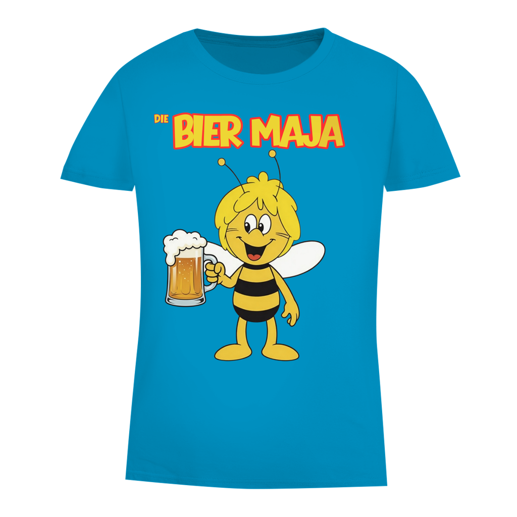 Die Bier Biene Maja - Damen Premium Bio T-Shirt Atoll