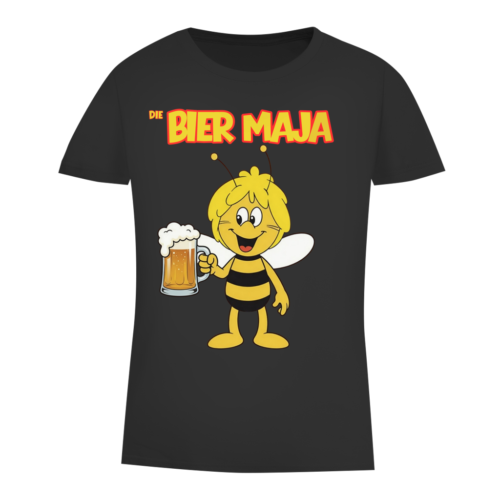 Die Bier Biene Maja - Damen Premium Bio T-Shirt Black