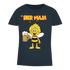 Die Bier Biene Maja - Damen Premium Bio T-Shirt Dark Grey