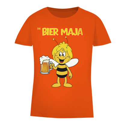 Die Bier Biene Maja - Damen Premium Bio T-Shirt Orange