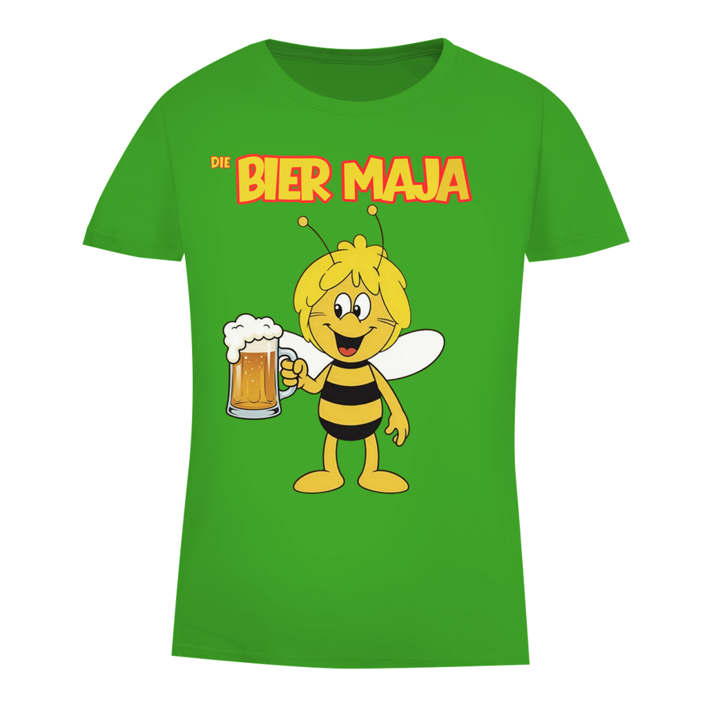 Die Bier Biene Maja - Damen Premium Bio T-Shirt Real Green