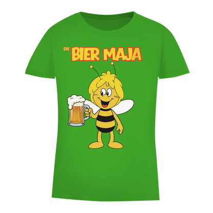 Die Bier Biene Maja - Damen Premium Bio T-Shirt Real Green