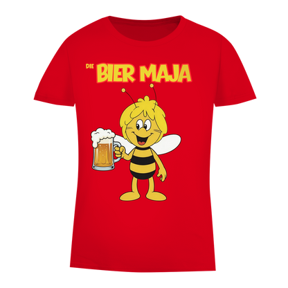 Die Bier Biene Maja - Damen Premium Bio T-Shirt Red